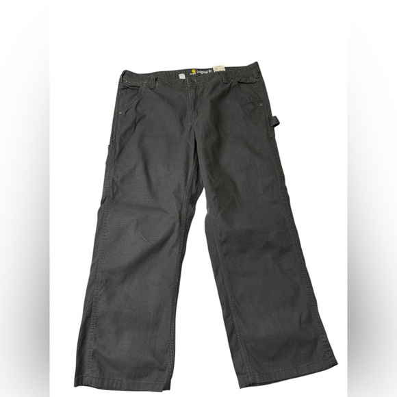 Carhartt Womens Pants Original Fit Carpenter Gray Work Size 14 Regular - Picture 2 of 7